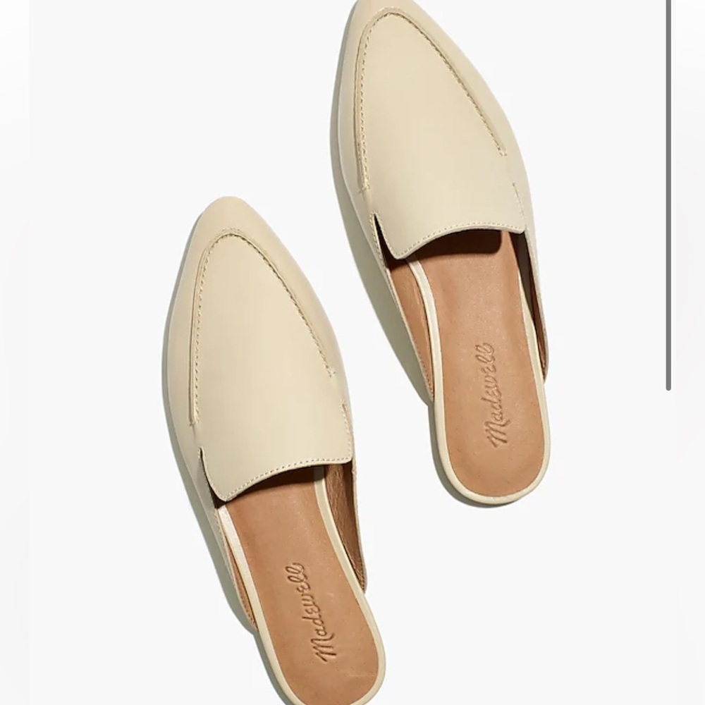 Madewell The Frances Skimmer Mule in Leather